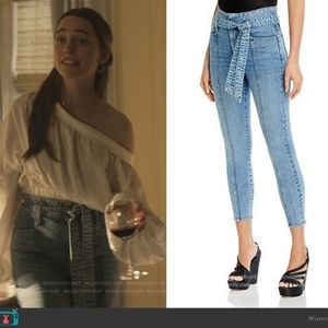 Love Quinn’s Alice + Olivia Belted Skinny Jeans 26